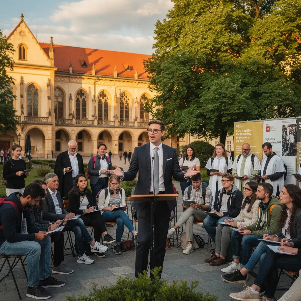 Obálka knihy s abstraktními motivy a názvem "Hledání pravdy".